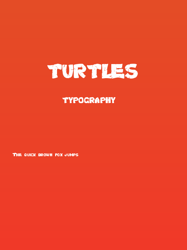 Turtles Poster