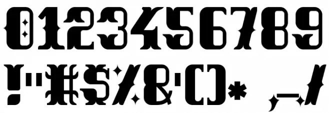 Tuscan Black Tuscan Black Font OTHER CHARS