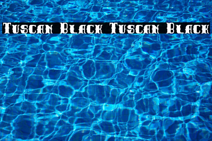 Tuscan Black Tuscan Black Example 1