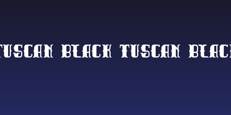 Tuscan Black Tuscan Black Social Header