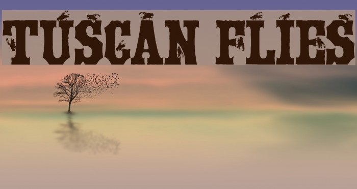 Tuscan Flies Font examples
