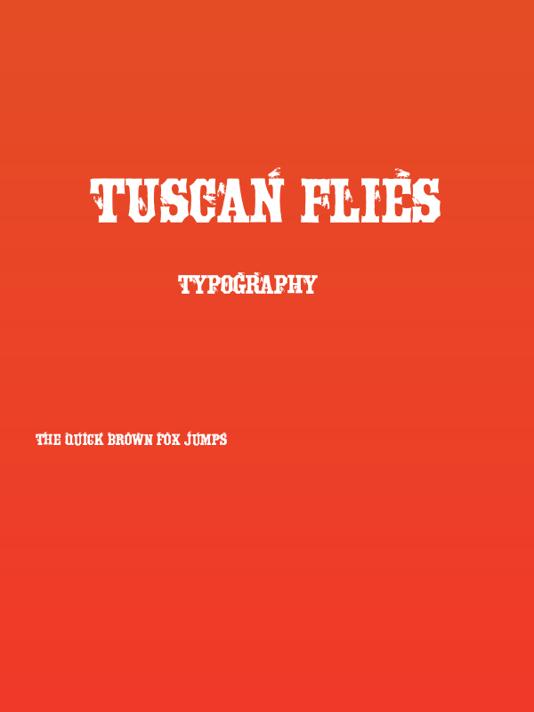 Tuscan Flies Poster