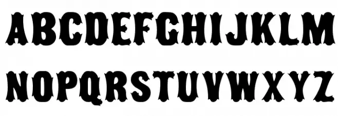 Tuscan MF Narrow Шрифта ВЕРХНИЙ