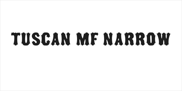 Tuscan MF Narrow Logo