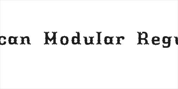 Tuscan Modular Regular Logo
