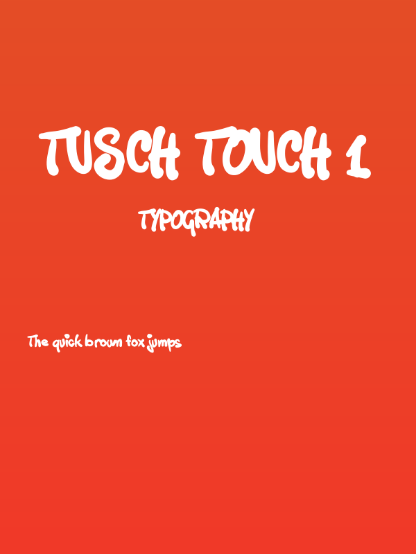 Tusch Touch 1 Poster