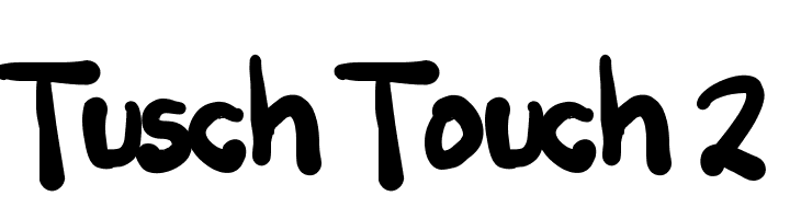 Tusch Touch 2  Free Fonts Download