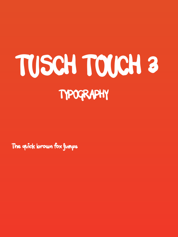 Tusch Touch 3 Poster
