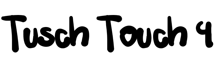 Tusch Touch 4  Frei Schriftart Herunterladen