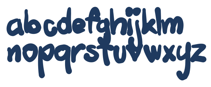 Tusch Touch 4 Lowercase