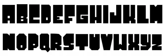 Tuskey-San Schriftart Groß