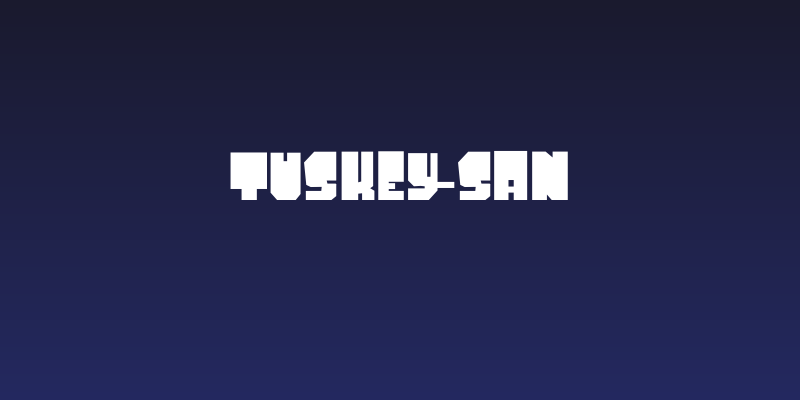 Tuskey-San Social Header