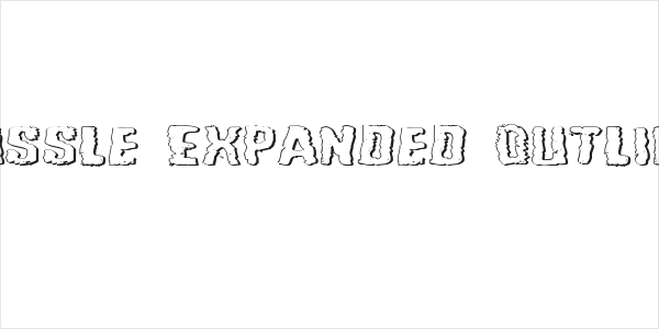 Tussle Expanded Outline Logo