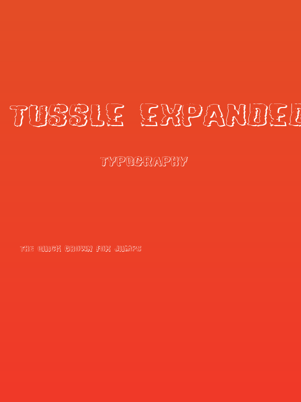Tussle Expanded Outline Poster