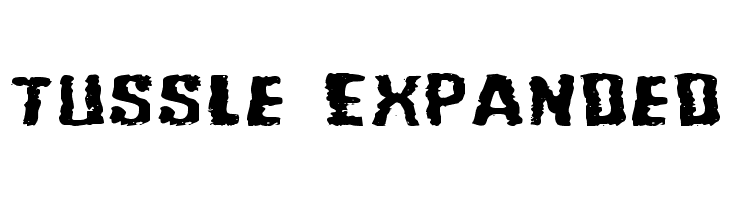 Tussle Expanded  font caratteri gratis