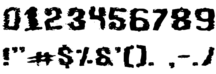 Tussle Expanded Font OTHER CHARS