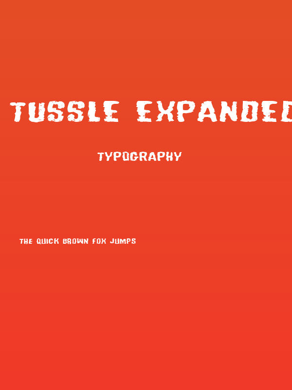 Tussle Expanded Poster