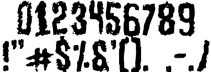 Tussle Font OTHER CHARS