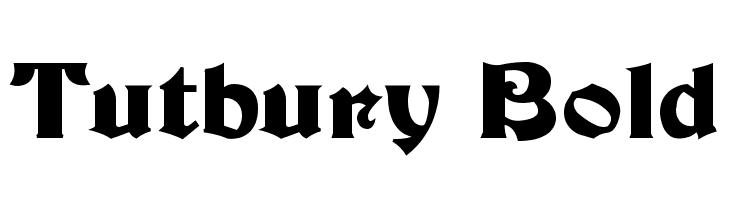 Tutbury Bold  フリーフォントのダウンロード