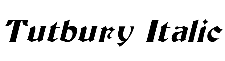 Tutbury Italic  Descarca Fonturi Gratis