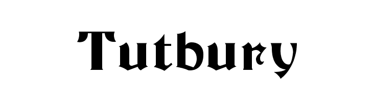 Tutbury  フリーフォントのダウンロード