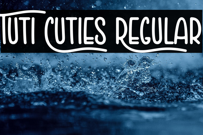 Tuti Cuties Regular Example 2