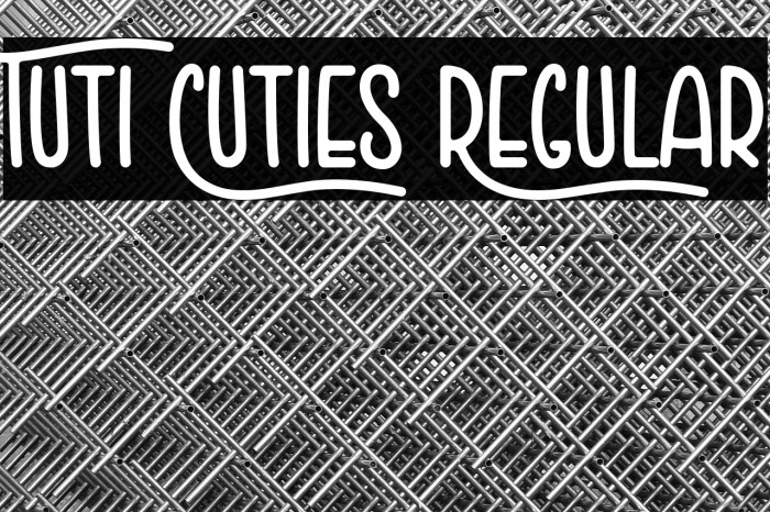 Tuti Cuties Regular Example 3