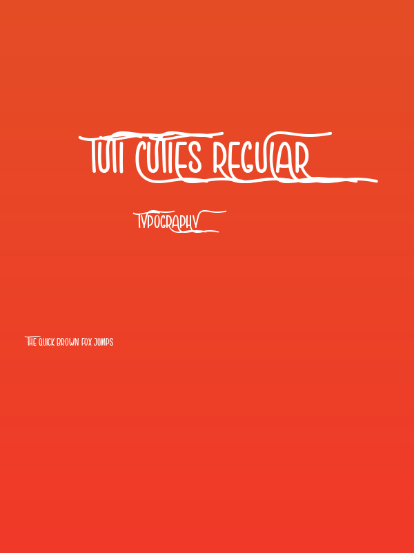 Tuti Cuties Regular Poster