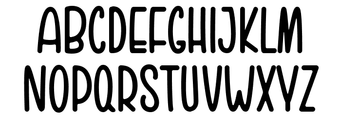 Tuti Cuties Regular Font LOWERCASE
