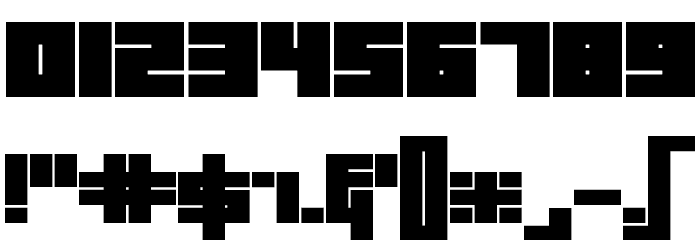 Tutor Font OTHER CHARS