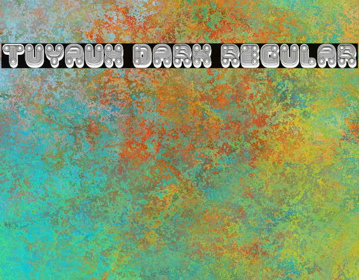 Tuyaux Dark Regular Font examples