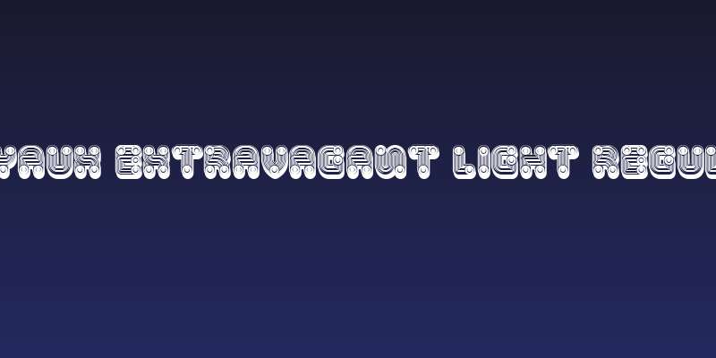 Tuyaux Extravagant Light Regular Social Header