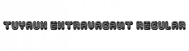 Tuyaux Extravagant Regular  les polices de caractères gratuit tlcharger