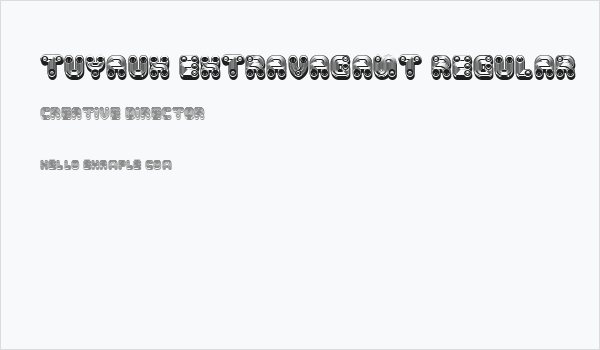 Tuyaux Extravagant Regular Business Card