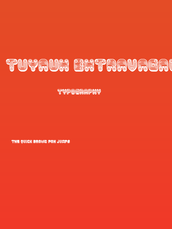 Tuyaux Extravagant Regular Poster