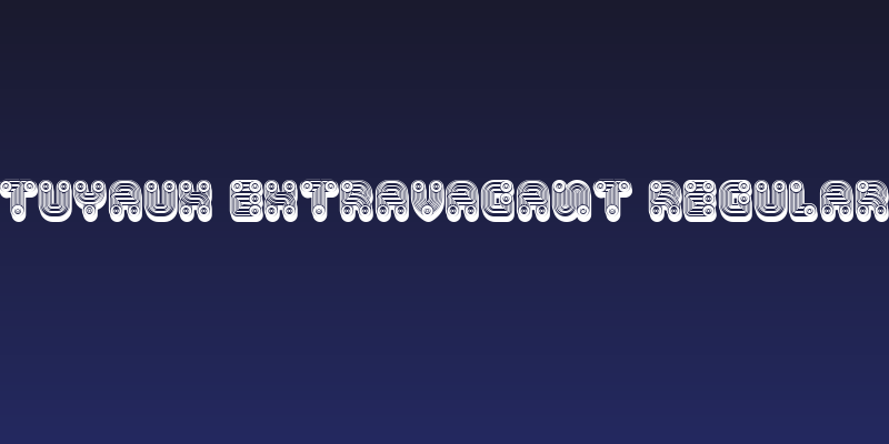 Tuyaux Extravagant Regular Social Header