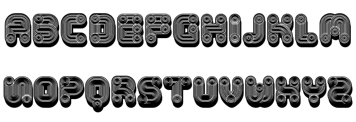 Tuyaux Filled Regular Font OTHER CHARS