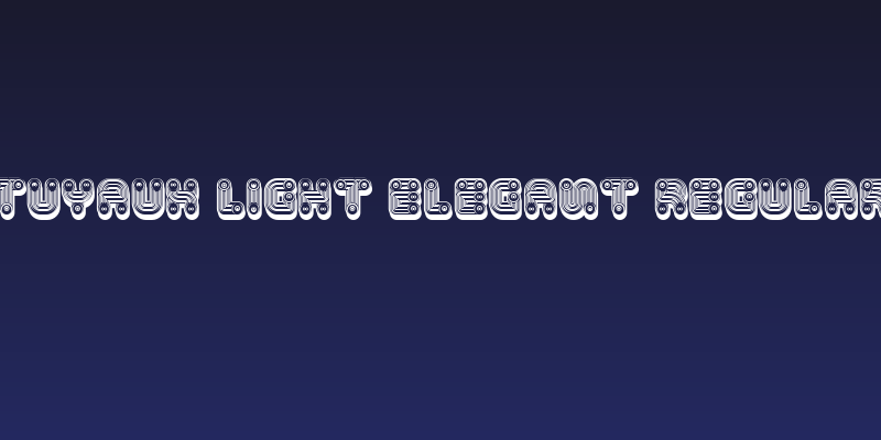 Tuyaux Light Elegant Regular Social Header