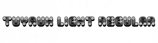 Tuyaux Light Regular  les polices de caractères gratuit tlcharger