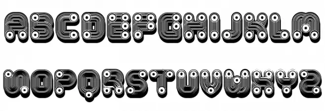 Tuyaux Light Regular Font OTHER CHARS