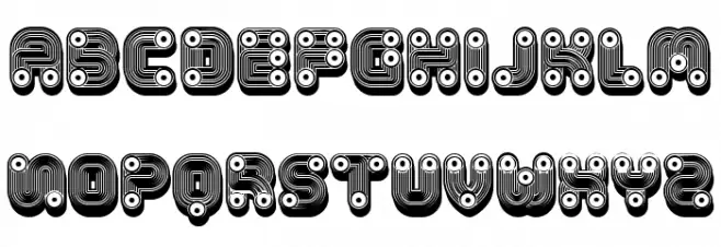 Tuyaux Light Regular फ़ॉन्ट लोअरकेस