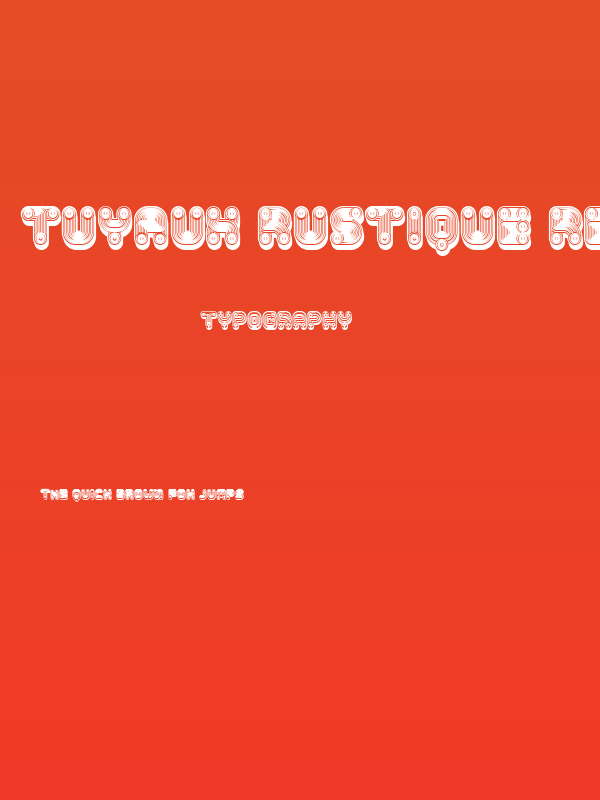 Tuyaux Rustique Regular Poster