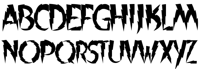 Tuzos Volt Font LOWERCASE
