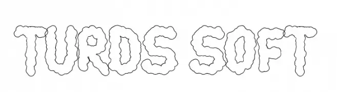 turds soft  font caratteri gratis