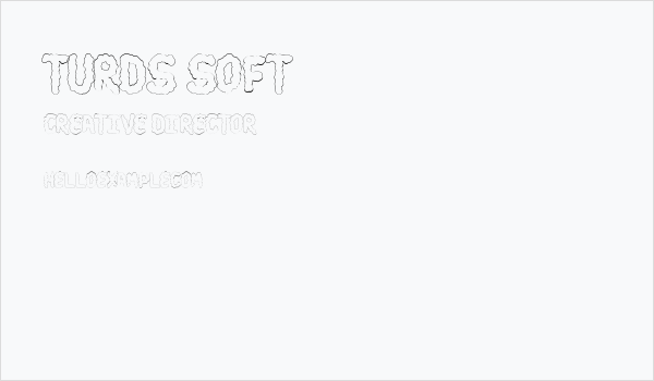 turds soft Business Card