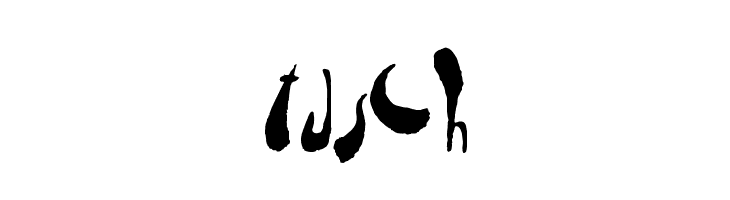 tusch  フリーフォントのダウンロード