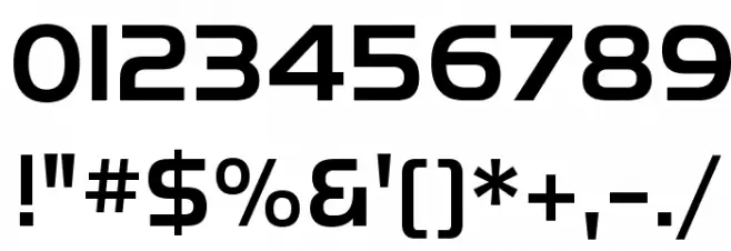 TV Patrol Gothic Font OTHER CHARS