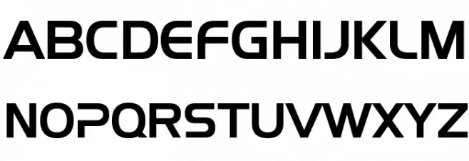 TV Patrol Gothic Schriftart Groß
