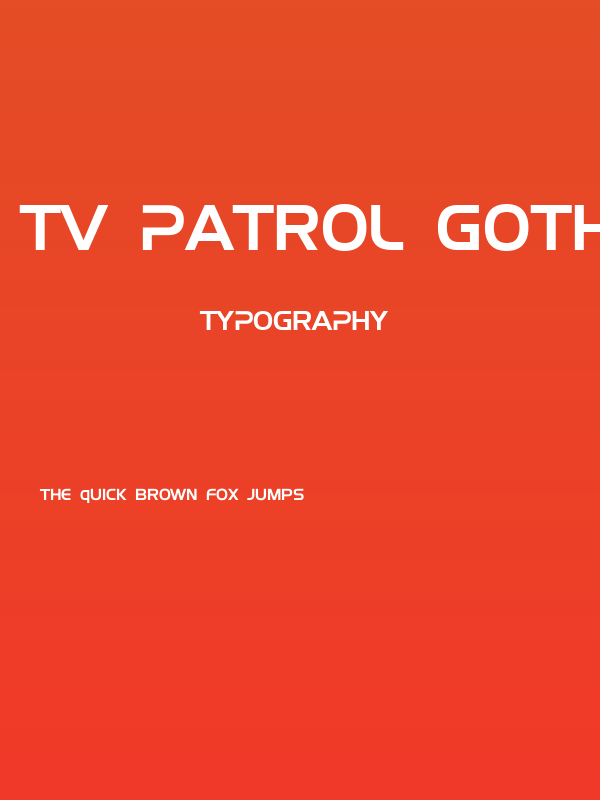 TV Patrol Gothic Poster