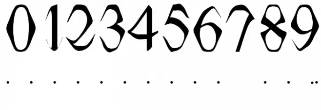 TV-Times Font OTHER CHARS